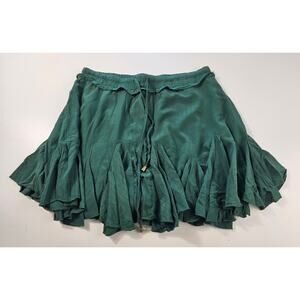 Entro Green Ruffle Skort